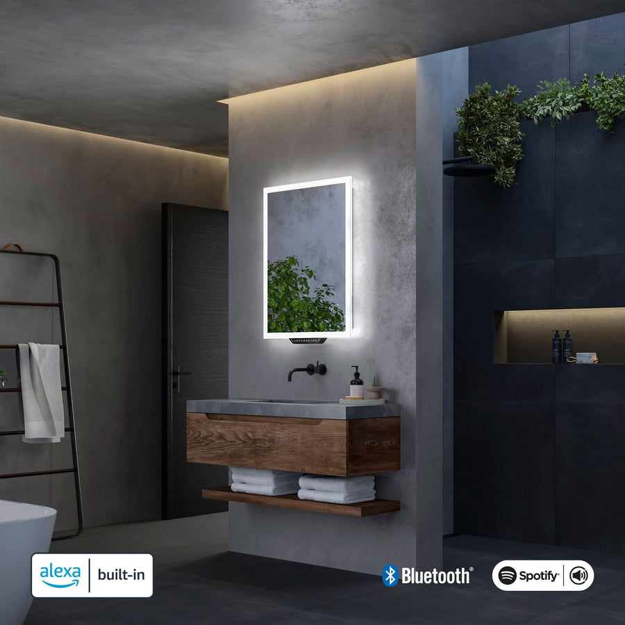 Illuminated Smart Mirror with Alexa Built-in - Luka Smart Ltd